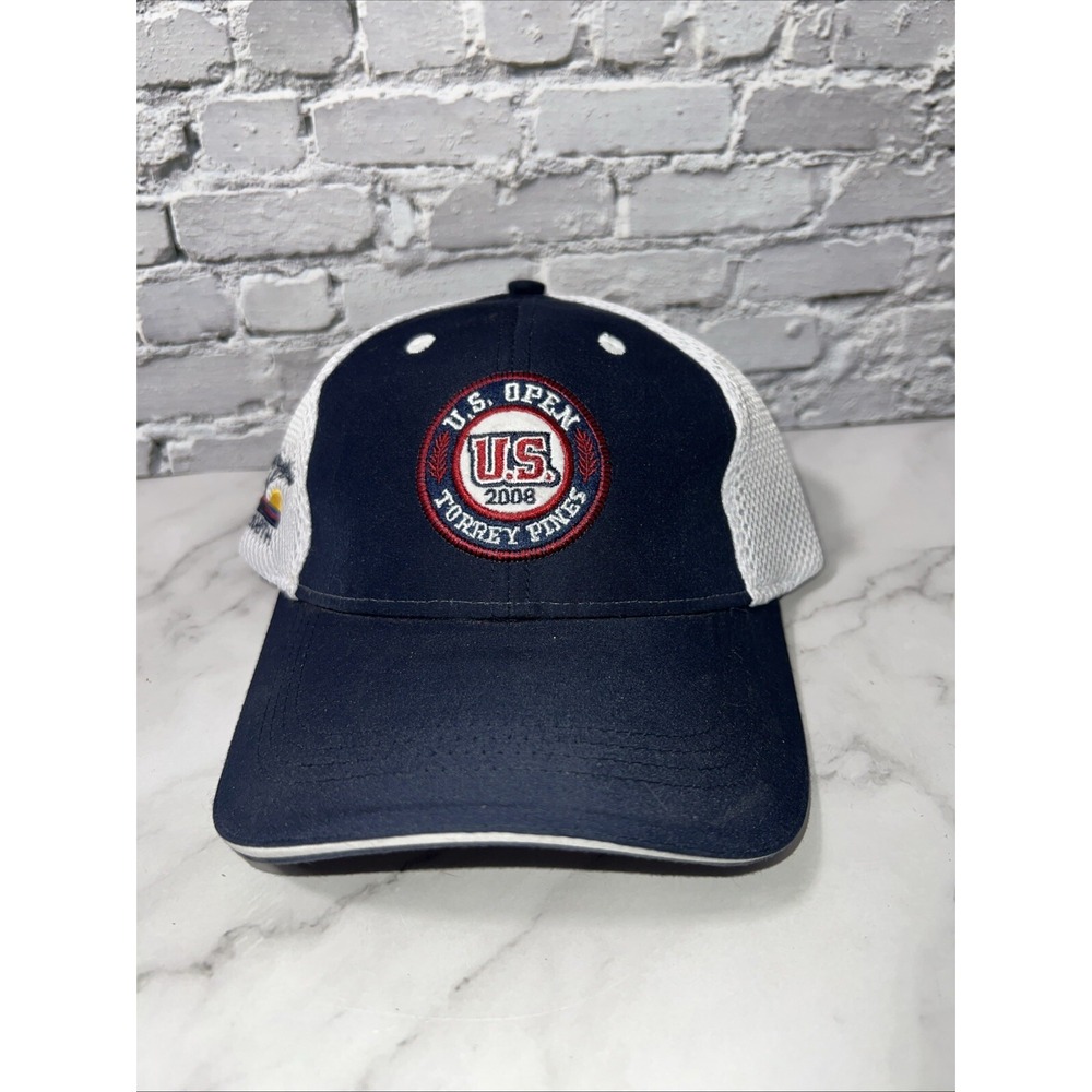 2008 US Open Torrey Pines Hat Adjustable Men 108th ✅ Tiger Woods